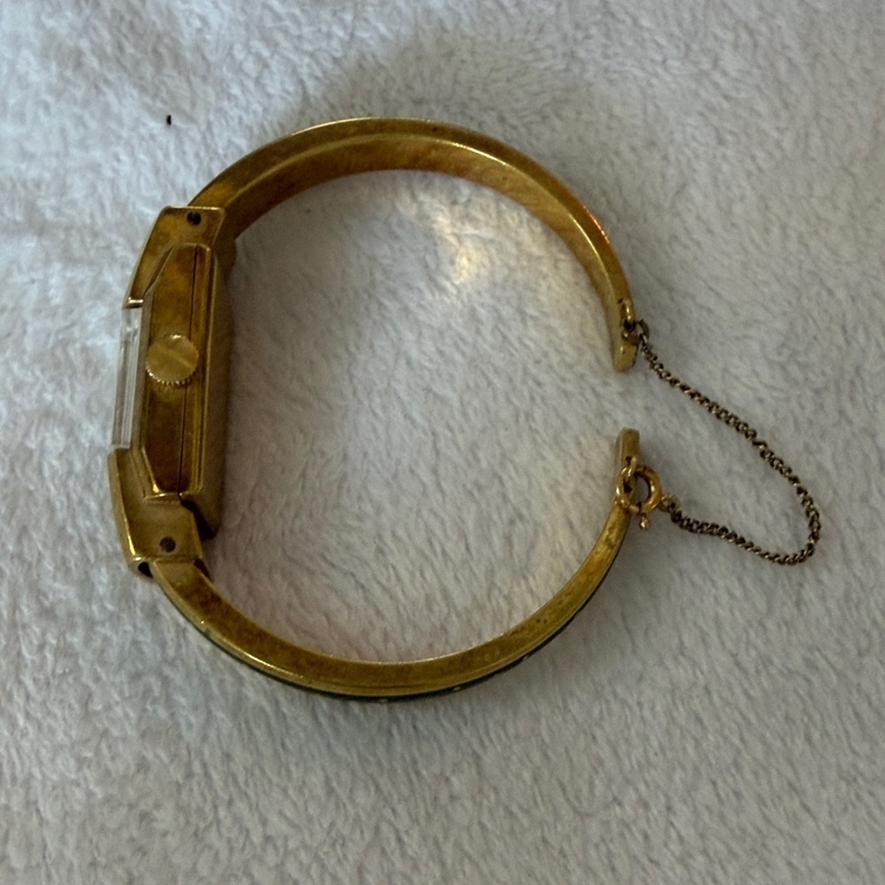 Rovano Gold Watch set in Green Starry Gold Bangle - Picture 4 of 13